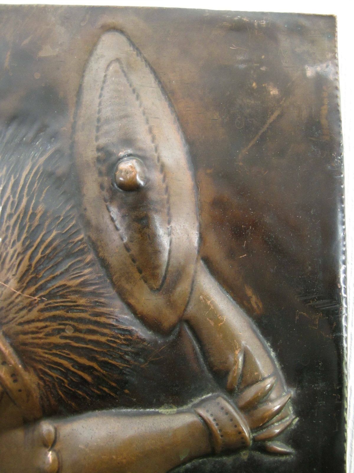 photo furniture Vintage African Copper Relief Wall Hanging. Fabulous Mid Century Modern Wall Art   11 By 27 Inches (28 X 68.5cm)