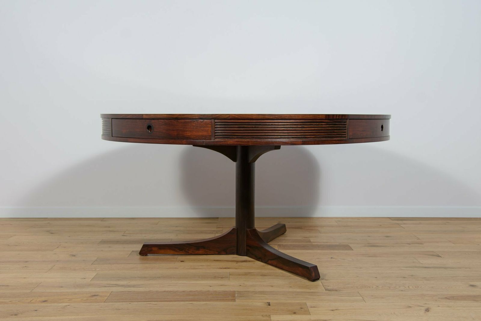 Mid Century Drum Dining Table By Robert Heritage For Archie Shine, Great Britain, 1950s photo 3661.0