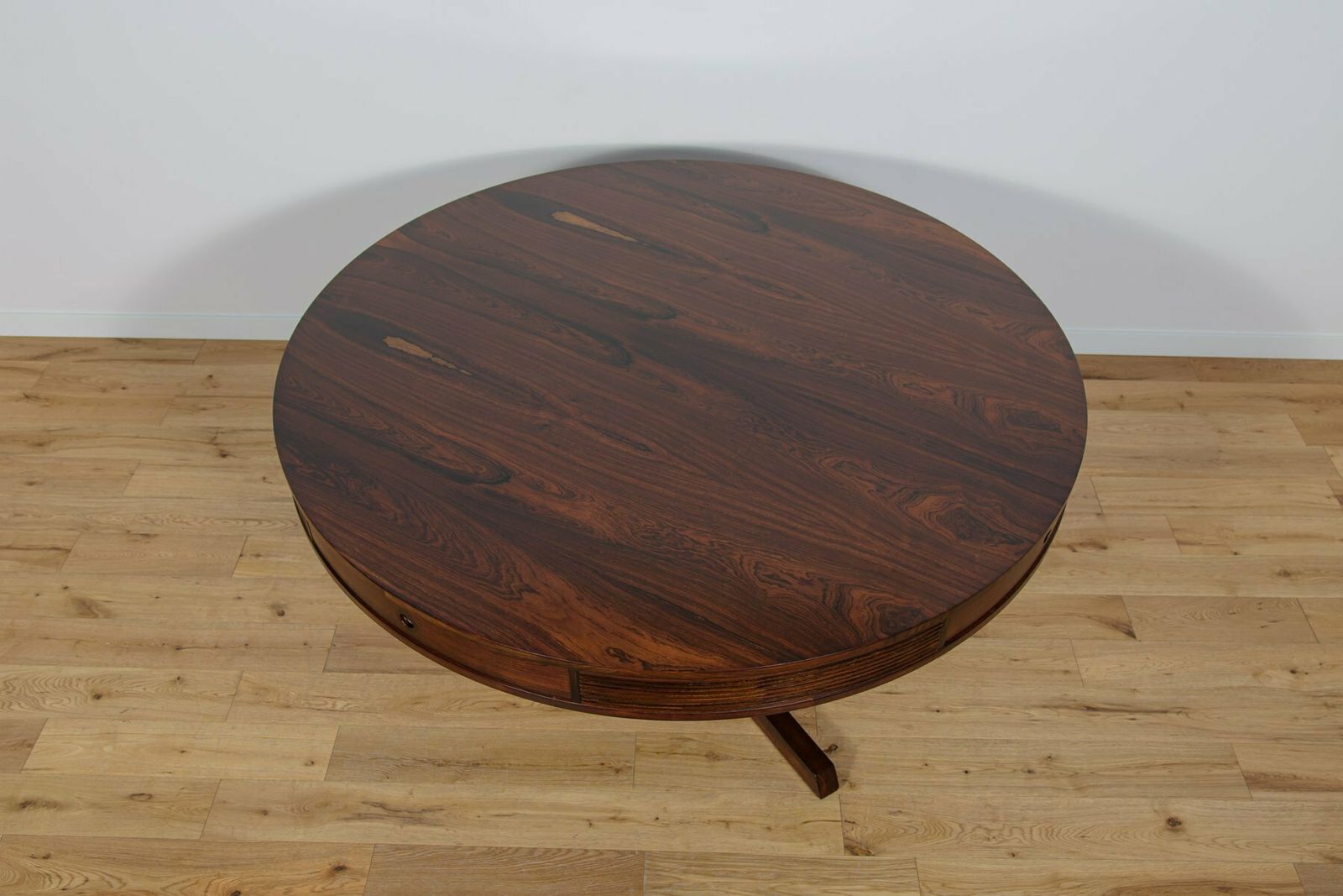 Mid Century Drum Dining Table By Robert Heritage For Archie Shine, Great Britain, 1950s photo vintage