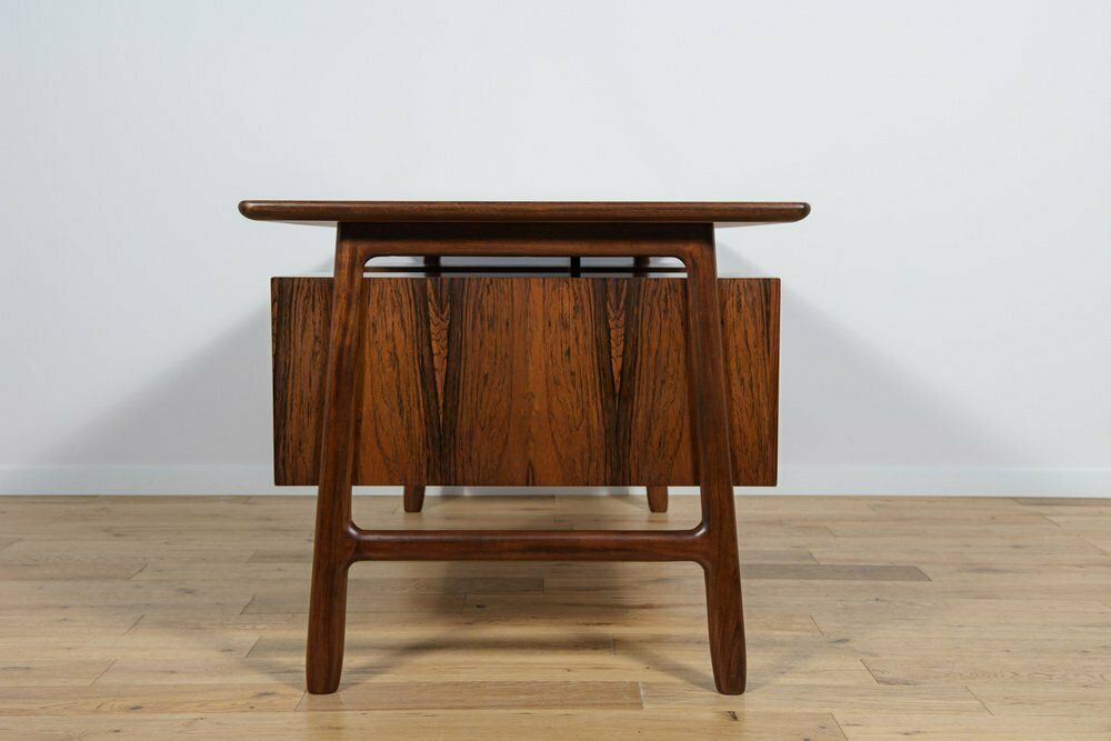 Mid Century Teak Model 75 Freestanding Desk From Omann Jun, Denmark, 1960s photo 4496.0