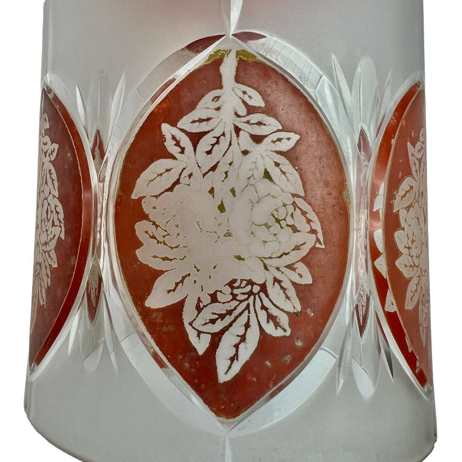 Vintage Cut Glass Lamp Shade   1950's   Hallway Lighting   Lighting   Home Decor photo furniture