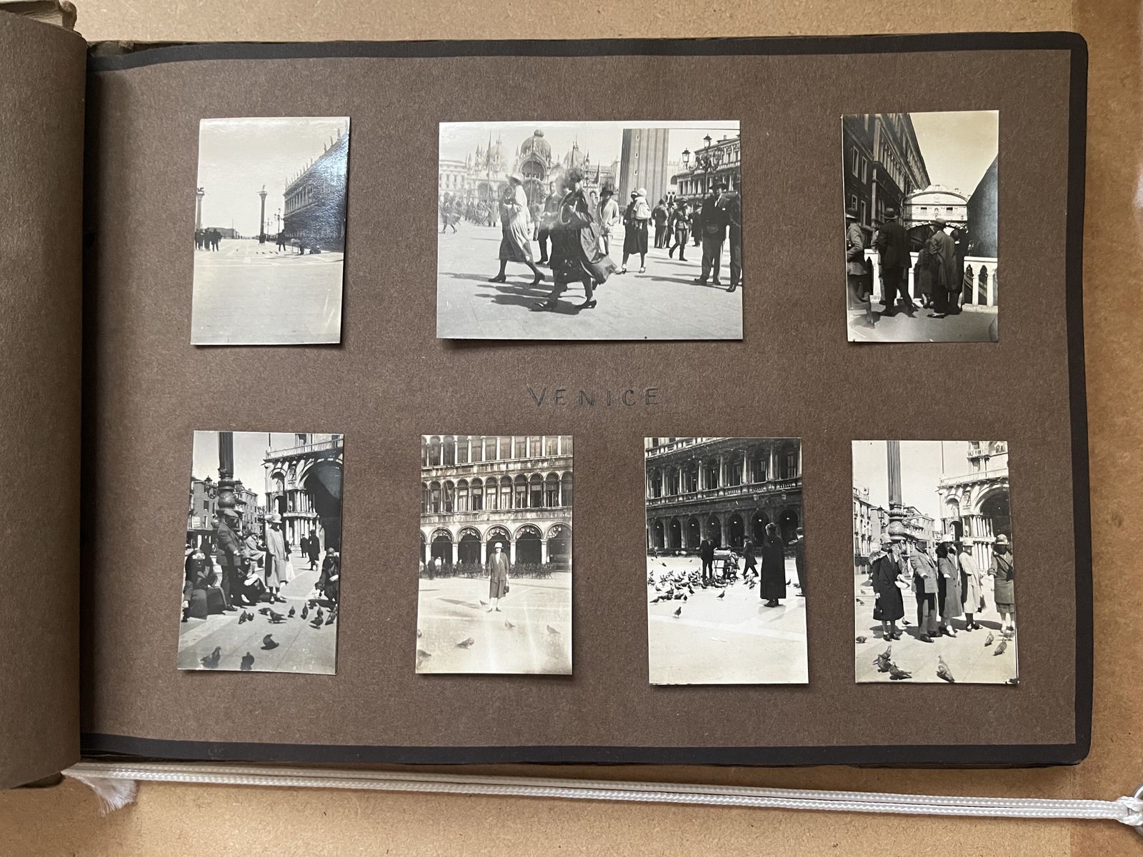 Photo Album Titled 1927 Italian Tour photo Home Decor