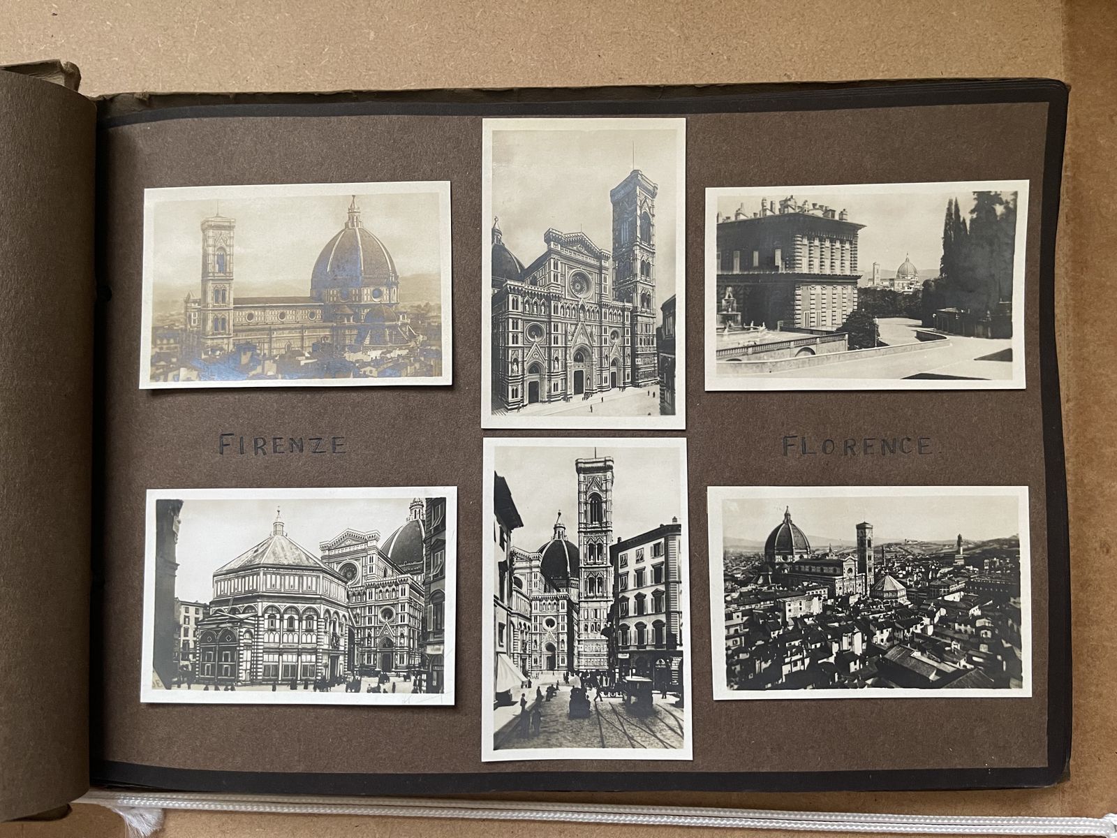 Photo Album Titled 1927 Italian Tour photo vintage