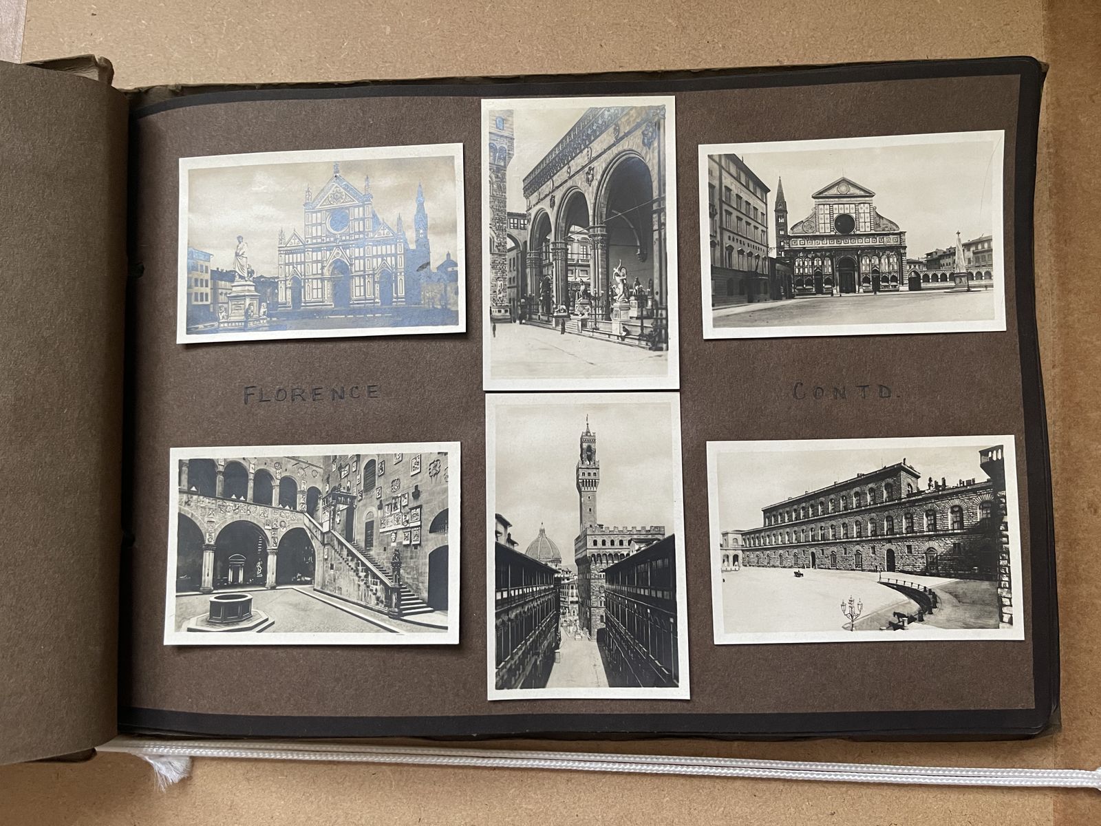 photo furniture Photo Album Titled 1927 Italian Tour