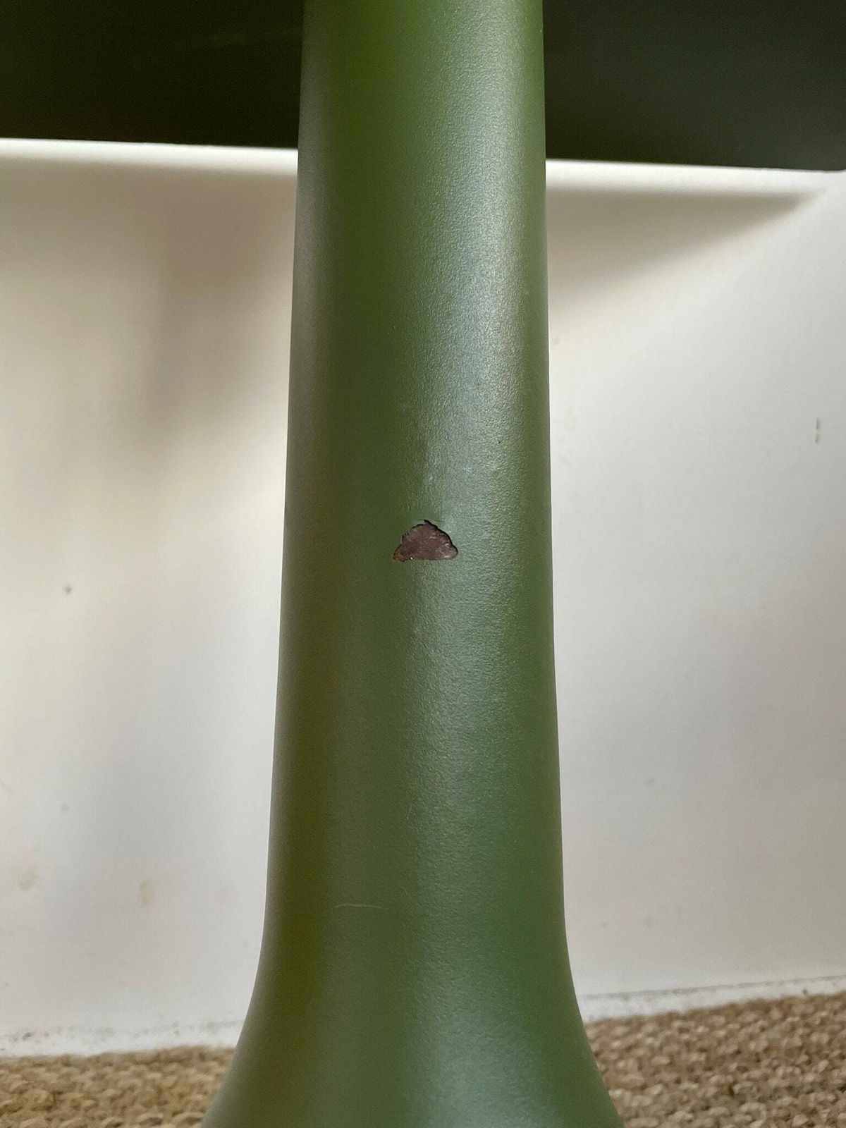 Hay Palissade Bouroullec Cone Outdoor Garden Table With Square Top In Dark Olive Green photo vintage
