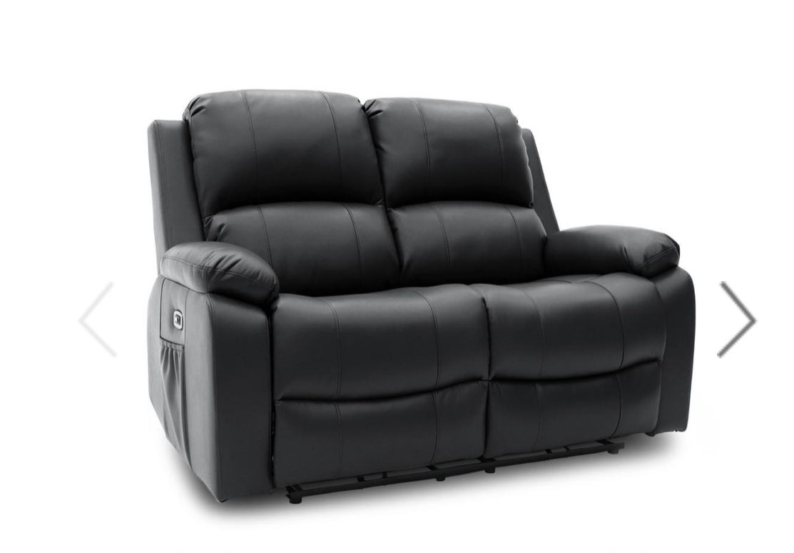 2 Piece Leather Sofa Recliner (3 Seater + 2 Seater) photo for sale