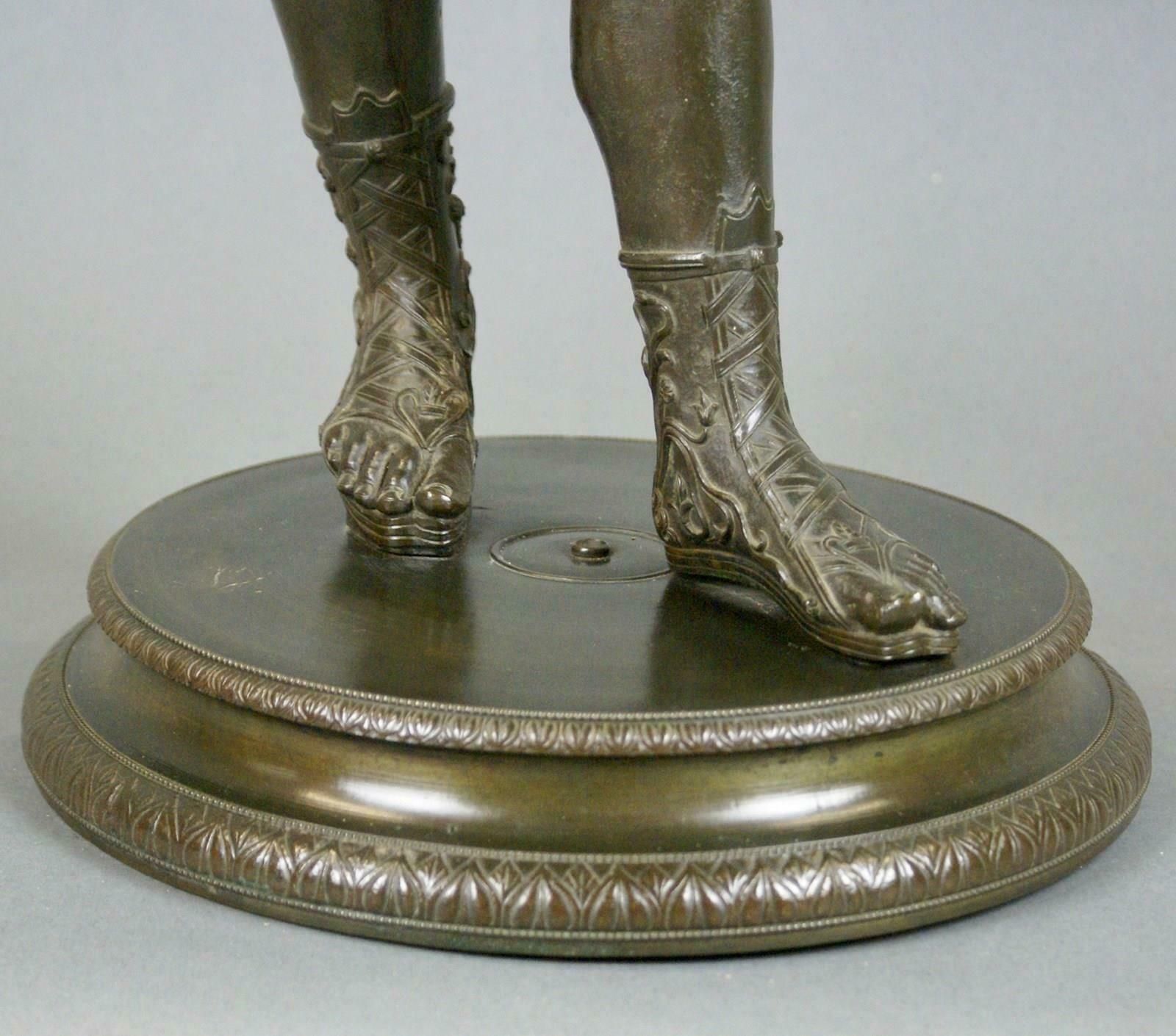 Bronze A Figure Of Bacchus Copied From Pompeian Original photo buy