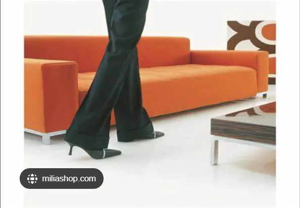 Zanotta Alpha Design Emaf Progetti 3 Seater Sofa And Pouf photo furniture