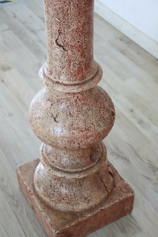 Hand Carved Stone Tub Holy Water Font, Early 20th Century photo vinterior