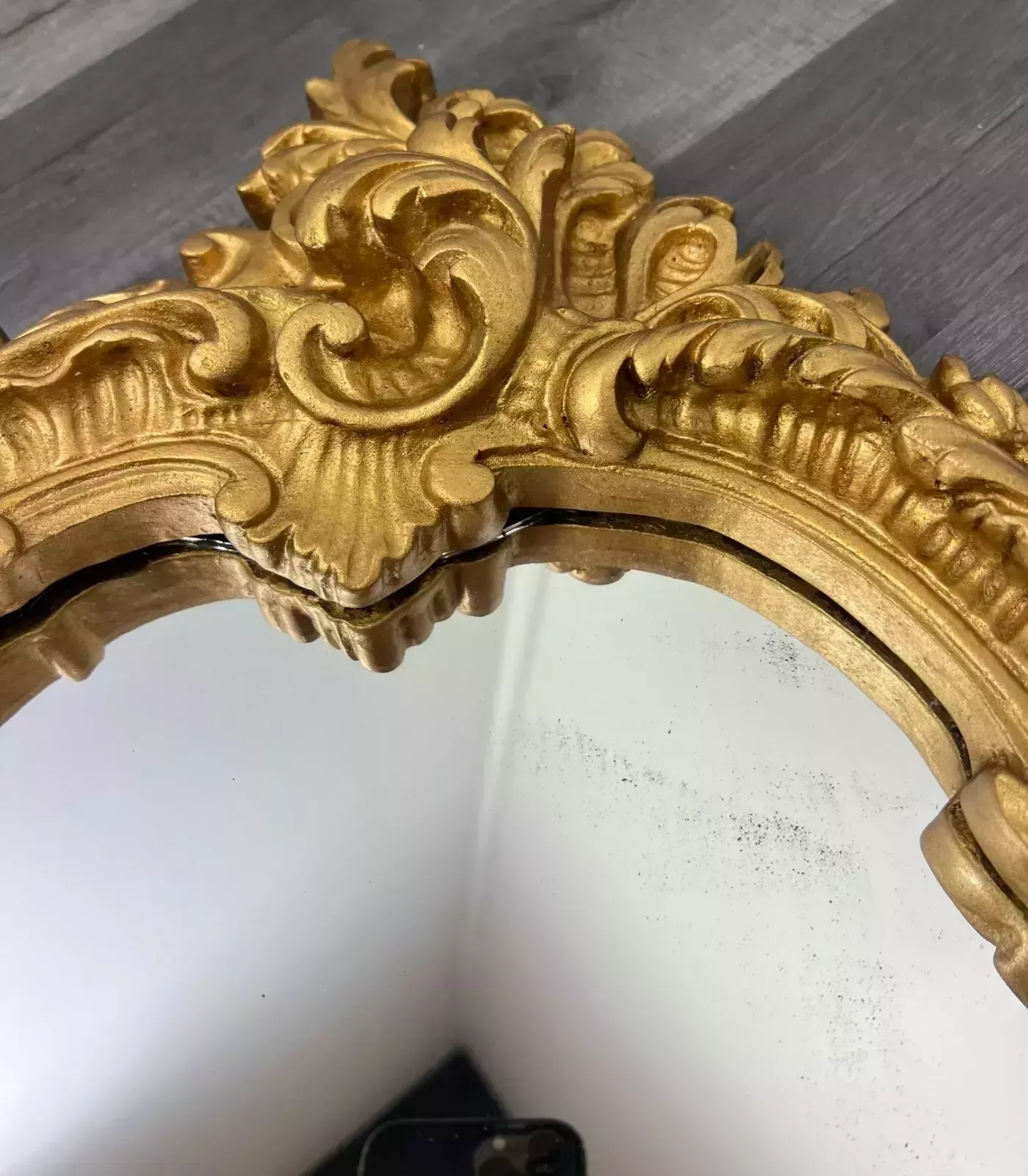 Stunning French Wall Mirror (Lot 3007) photo vinterior