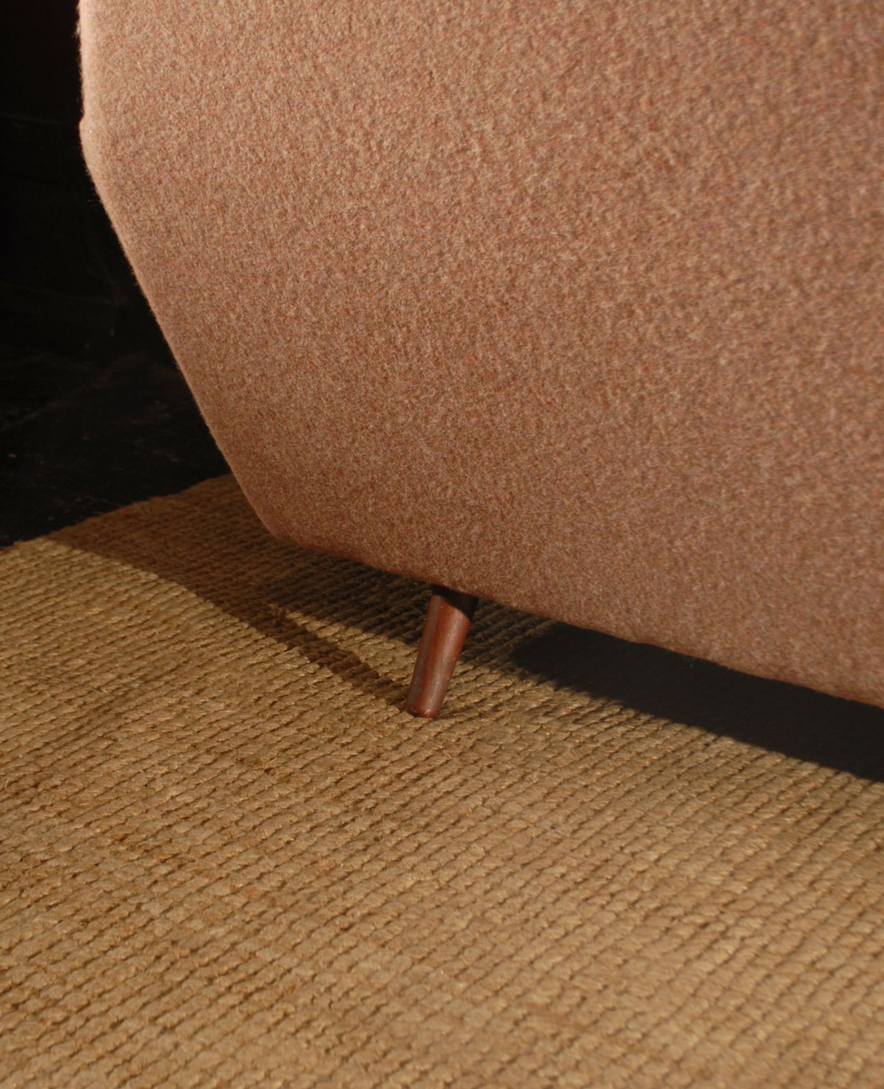 Mid Century Danish Wool Sofa, Mid 20th Century photo for sale
