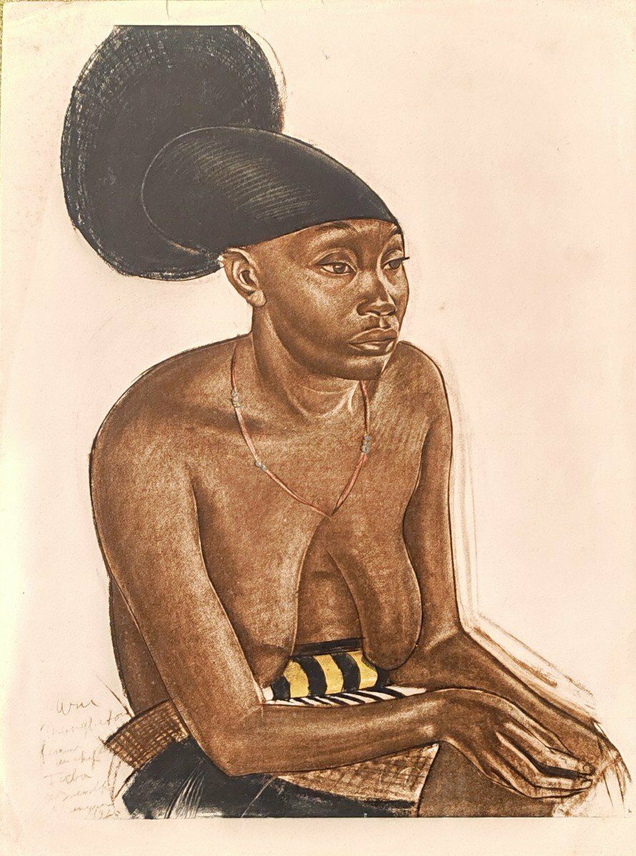 Alexandre Iacovleff (1887 1938) Ourou La Mangbetu photo furniture