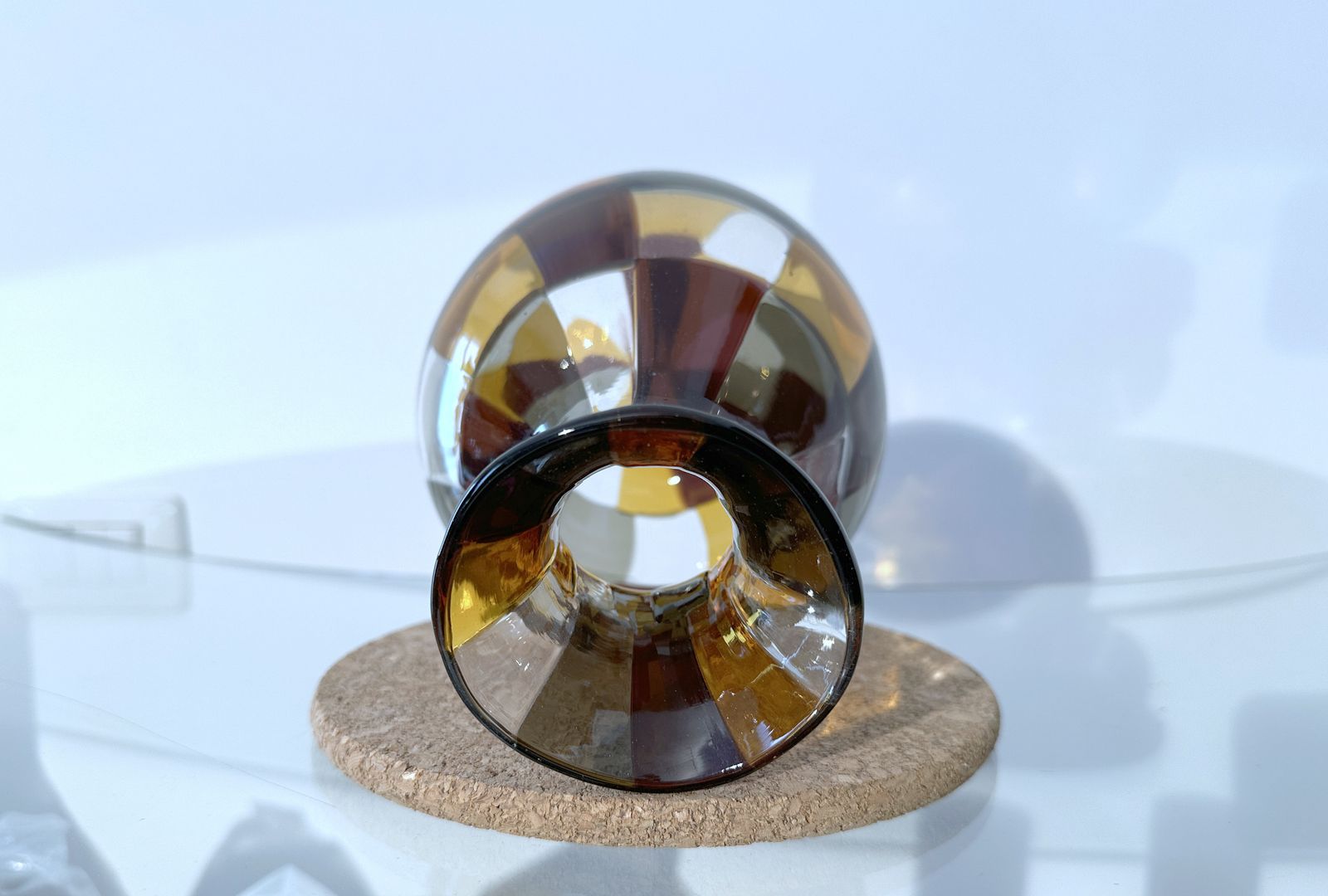Venini   Vase By Fulvio Bianconi Mod. Pezzato ' Istanbul ' 1950   Acid Signature photo Home Decor