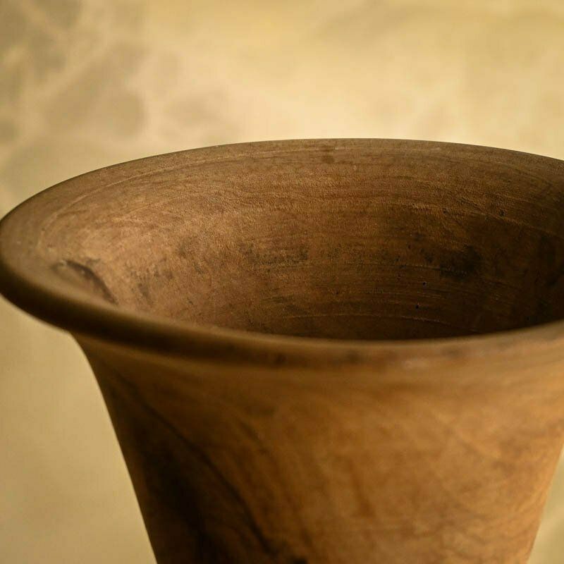 Italian Wooden Vase, 1960s, Vintage photo 72.0