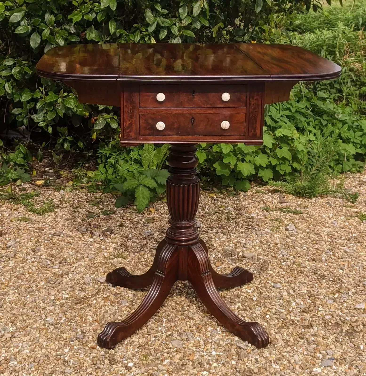 George IV Mahogany Pembroke Table Gillows photo furniture