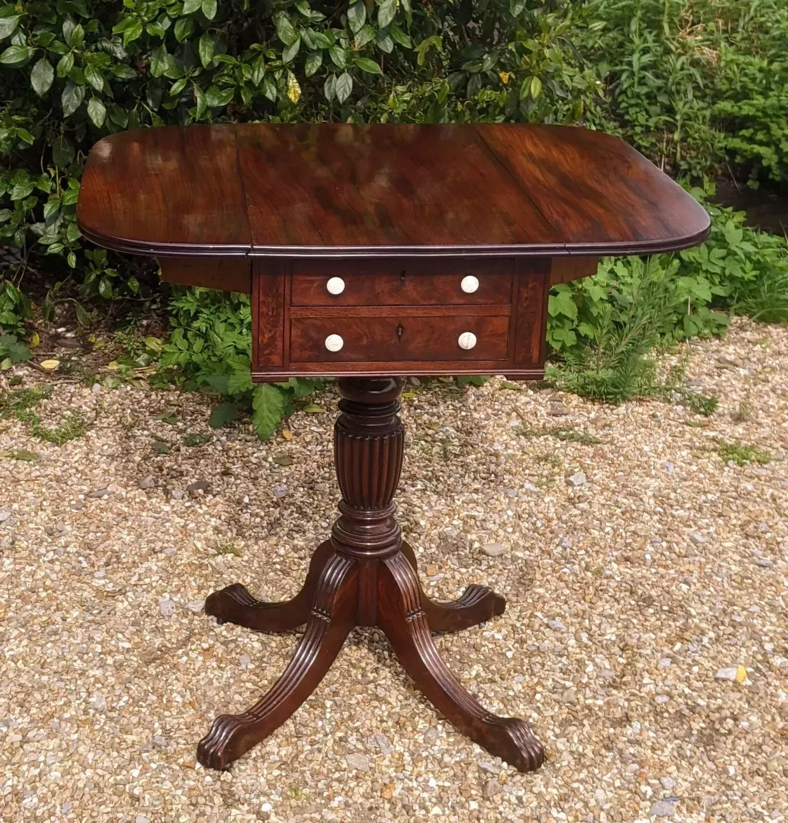 George IV Mahogany Pembroke Table Gillows photo for sale