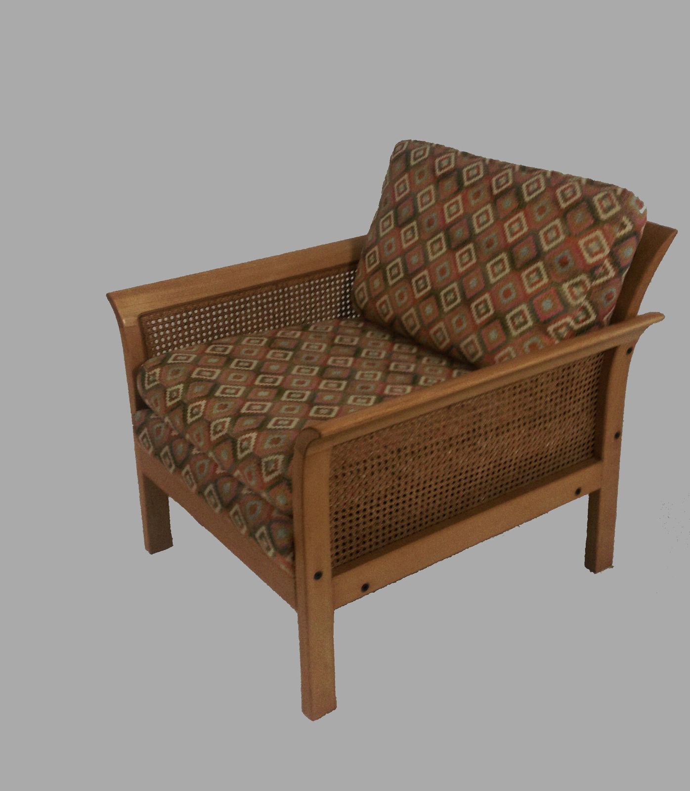 1970s Arne Norell Set Of Two Rotang Lounge Chairs photo 600.0