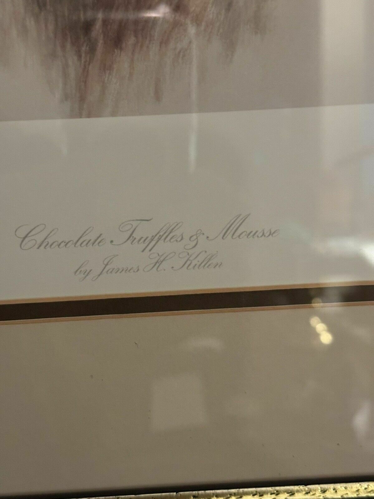 Signed Collector's Edition Chocolate Labrador &Mousse Jim Killen 661/950 photo 125.0