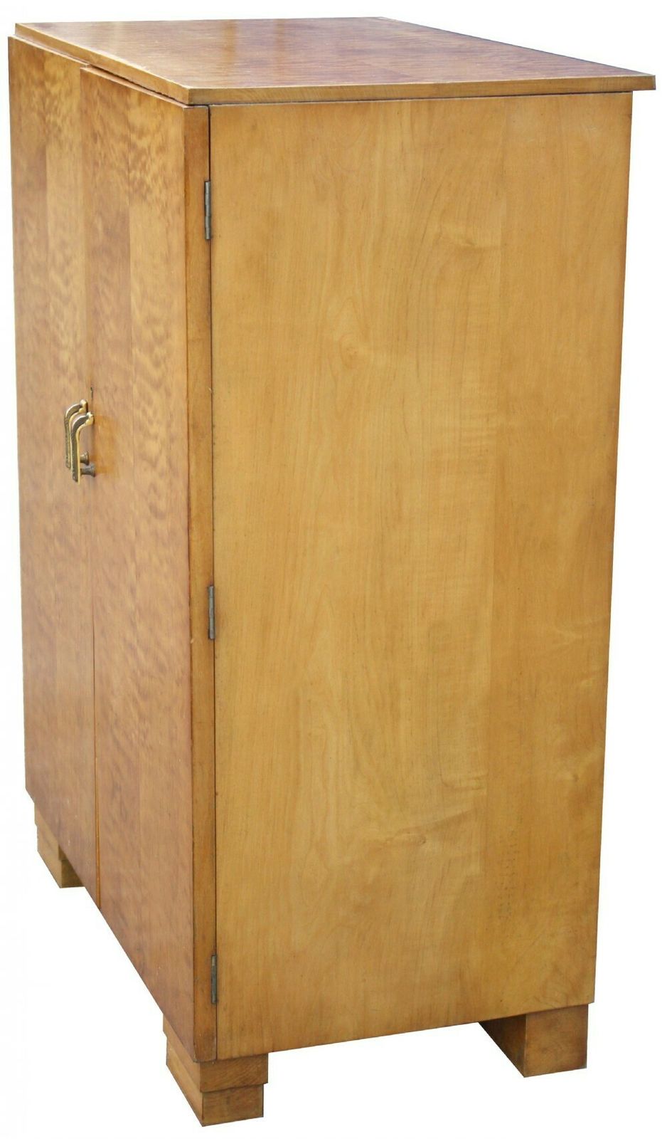 An English Art Deco Wardrobe Cupboard In Sycamore, C1930 photo buy