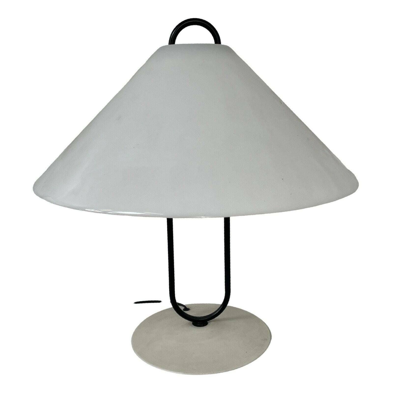 Pop Art / Space Age Design   Mushroom Lamp With White Plexi Shade And Metal Base photo 189.0