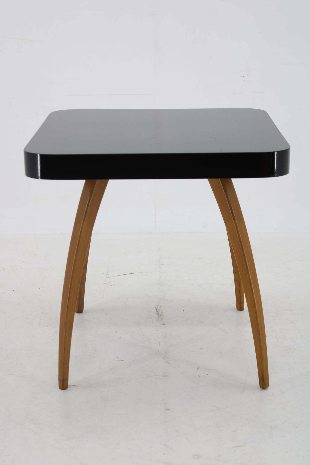1950s Jindrich Halabala Restored H259 Coffee "Spider" Table, Czechoslovakia photo furniture