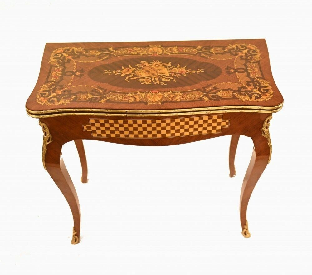Louis XVI Games Table Inlay Chess Board French photo for sale