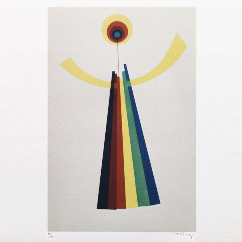 1970s Original Stunning Man Ray "Mime" Limited Edition Lithograph photo furniture