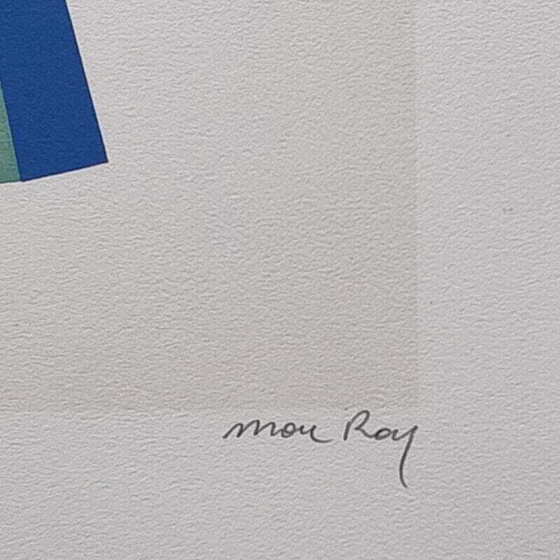 photo furniture 1970s Original Stunning Man Ray "Mime" Limited Edition Lithograph