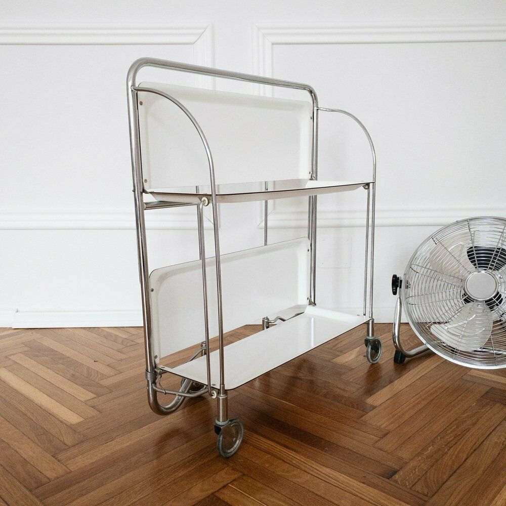 Mid Century Modern German Bar Cart, 1970s photo Furniture