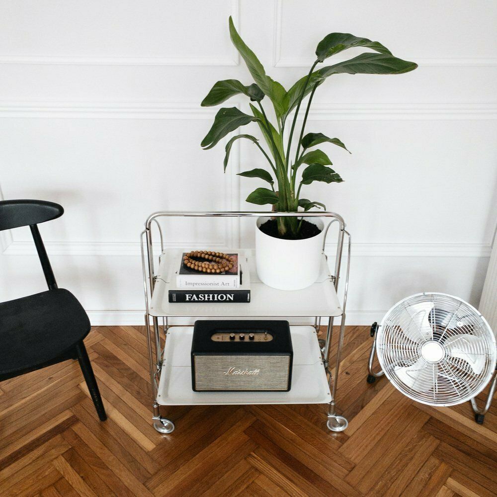 photo vintage Mid Century Modern German Bar Cart, 1970s
