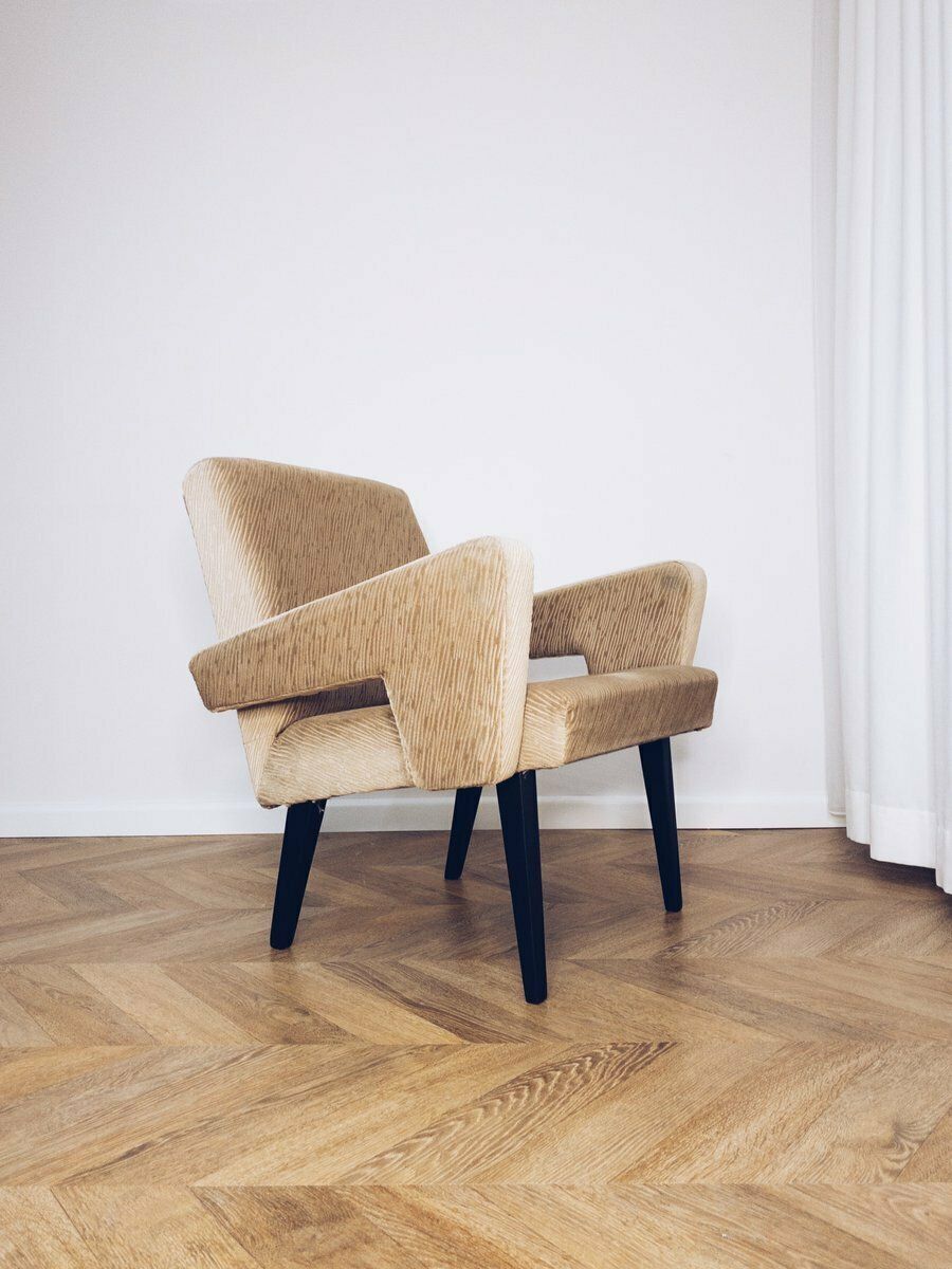 Czechoslovakian Mid Century Modern Armchairs From Jitona, Set Of 2