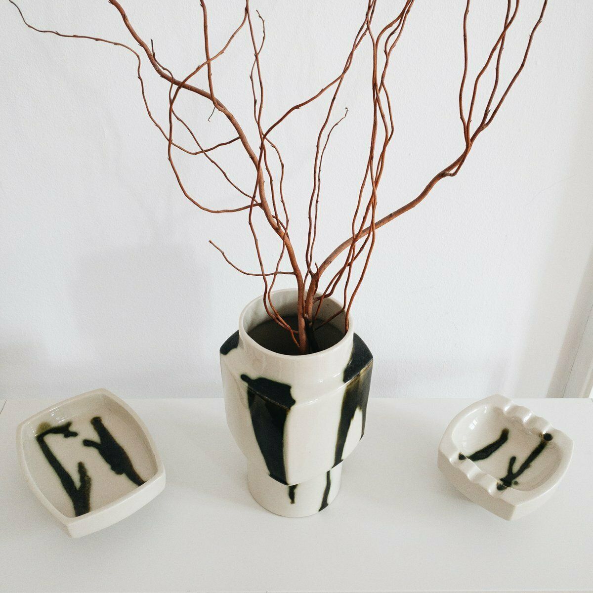Marion Ceramic Set By Ditmar Urbach, Czechoslovakia, 1981, Set Of 3 photo for sale