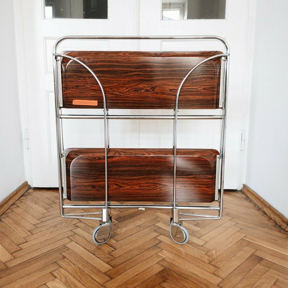 1396.0 Mid Century Modern German Bar Cart Or Trolley, 1970s photo