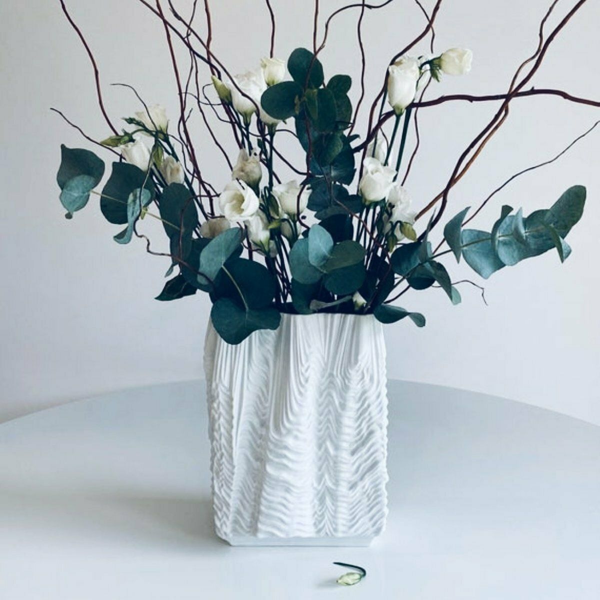 Vintage Wave Vase By Martin Freyer For Rosenthal Studio Line photo furniture