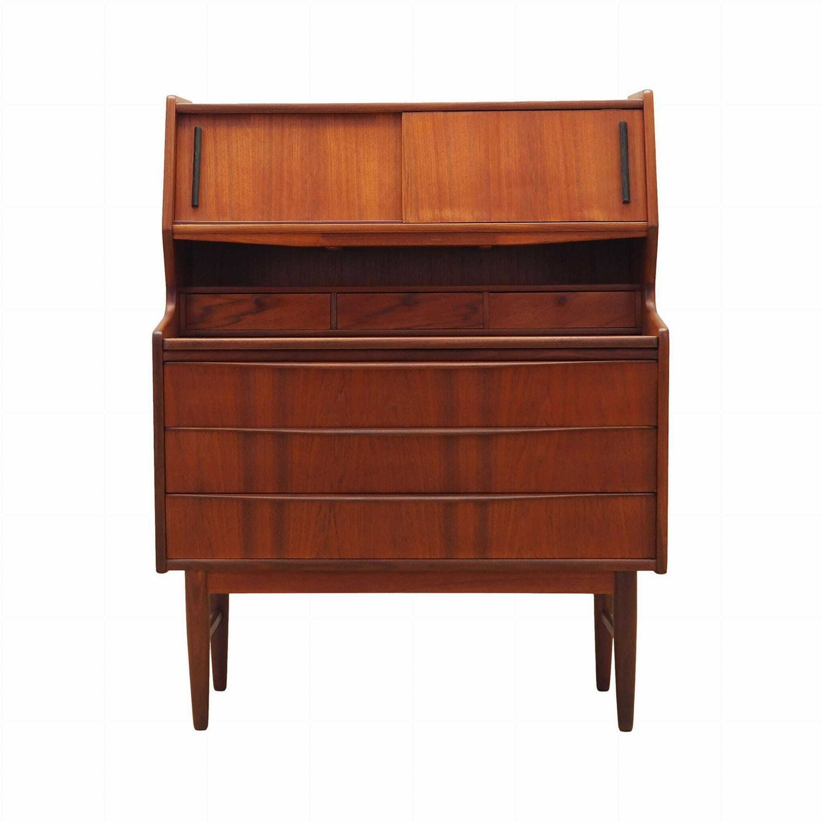 Teak Secretary, Danish Design, 1970s, Production: Denmark