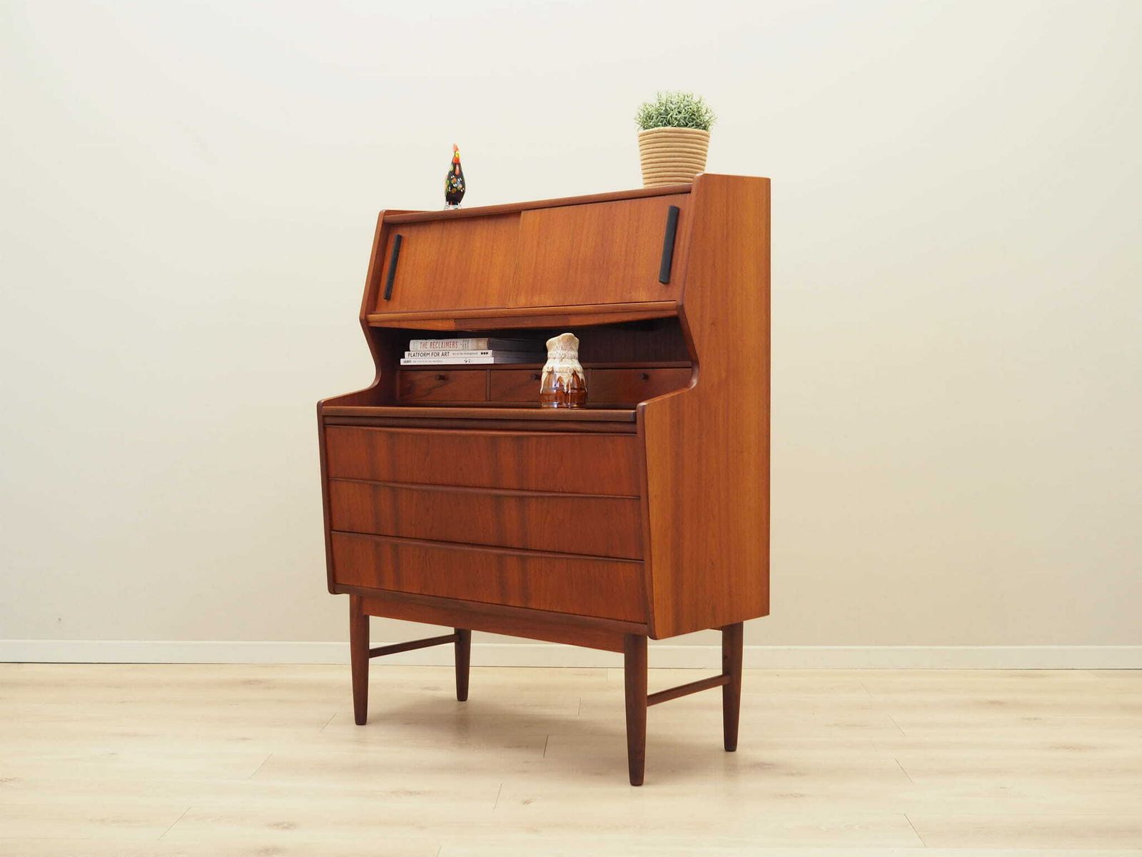 Teak Secretary, Danish Design, 1970s, Production: Denmark photo Furniture