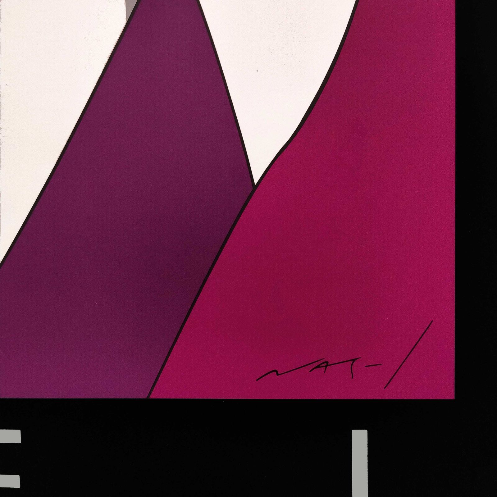 1980s Original Gorgeous Patrick Nagel "The Book" Lithograph. photo vintage