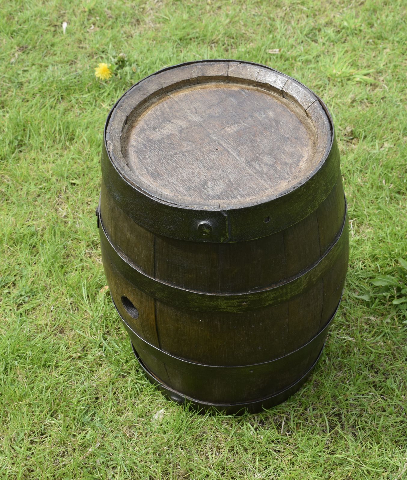 Furniture Georgian Oak Rum Barrell, 1800s photo