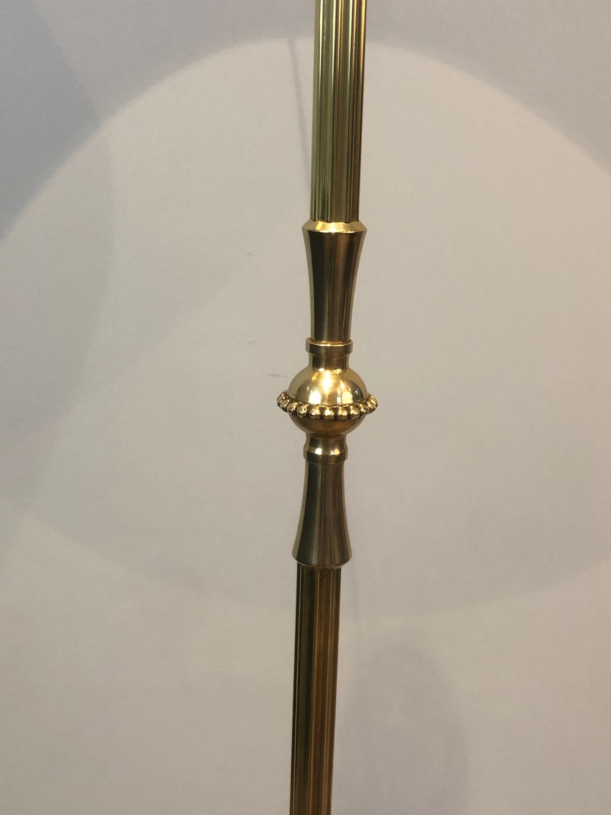 Brass Parquet Floor Lamp In The Taste Of Maison Jansen photo 1280.0