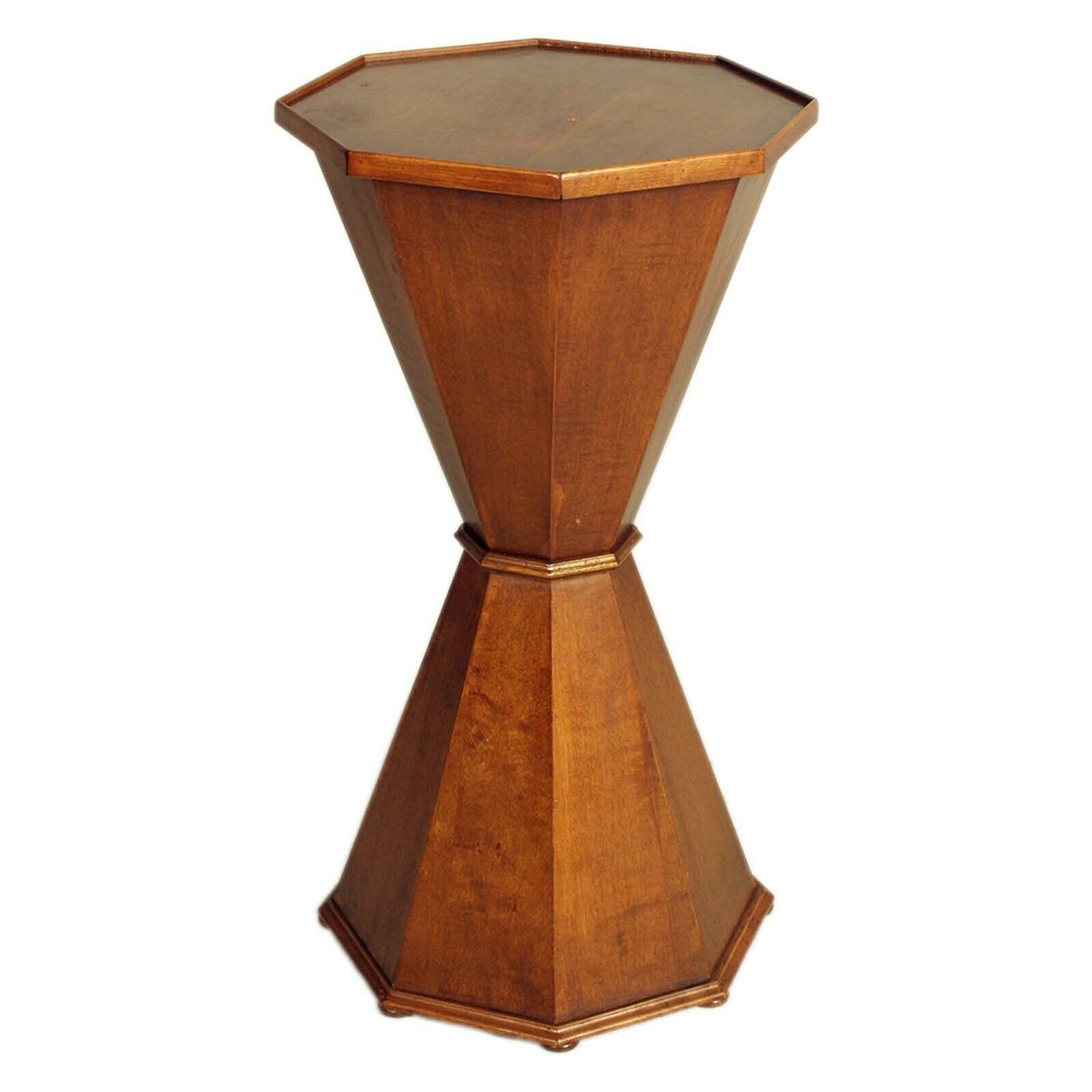 Hourglass Shaped Masonic Column In 1930s Wax Polished Walnut photo furniture