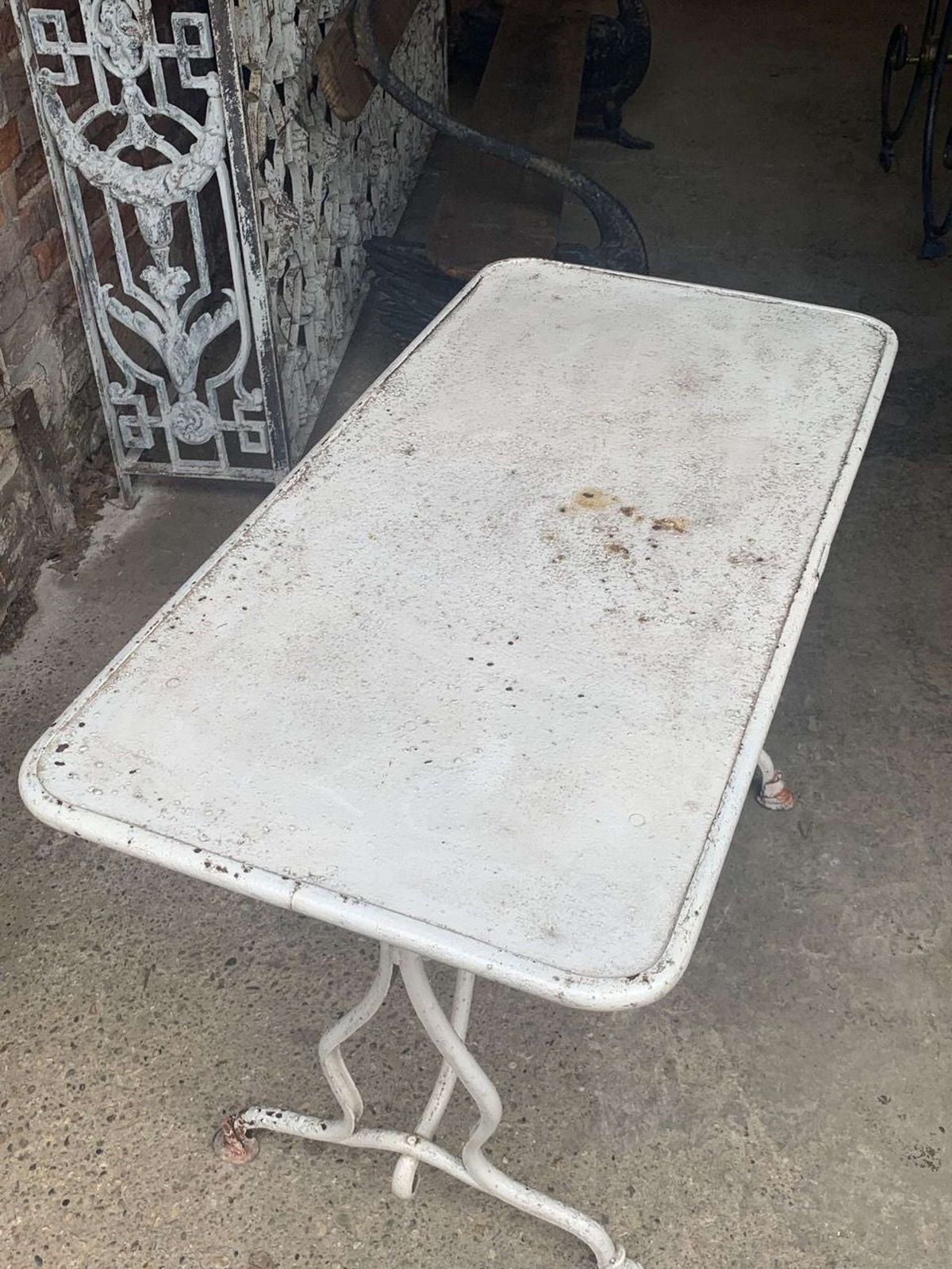 Antique French Arras Garden Table photo 1200.0