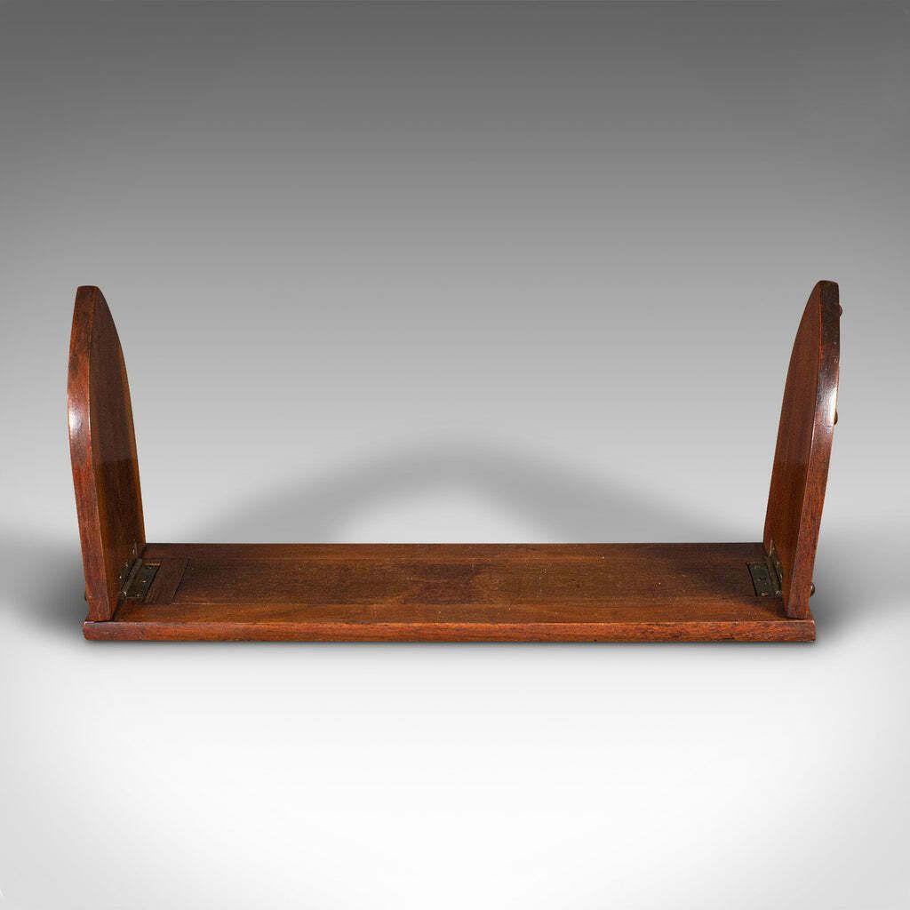 Antique Gothic Revival Book Slide, English Walnut, Extending Bookrest, Victorian photo for sale