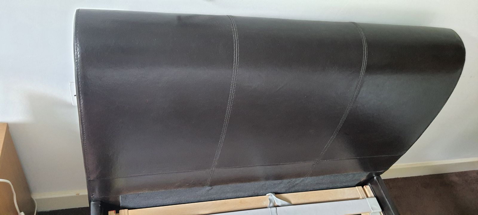 Amazing Lenora Bedstead   Dark Brown   Single photo for sale