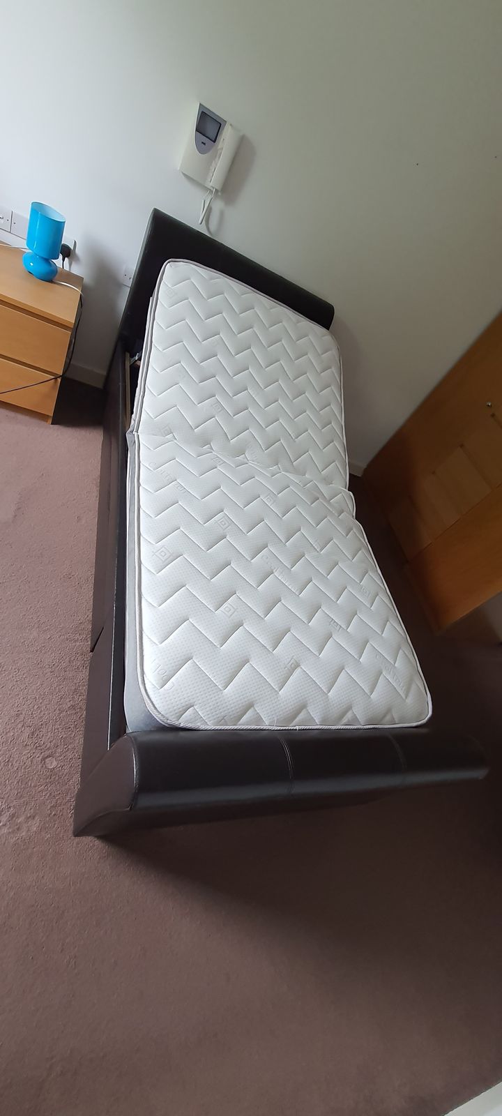Amazing Lenora Bedstead   Dark Brown   Single