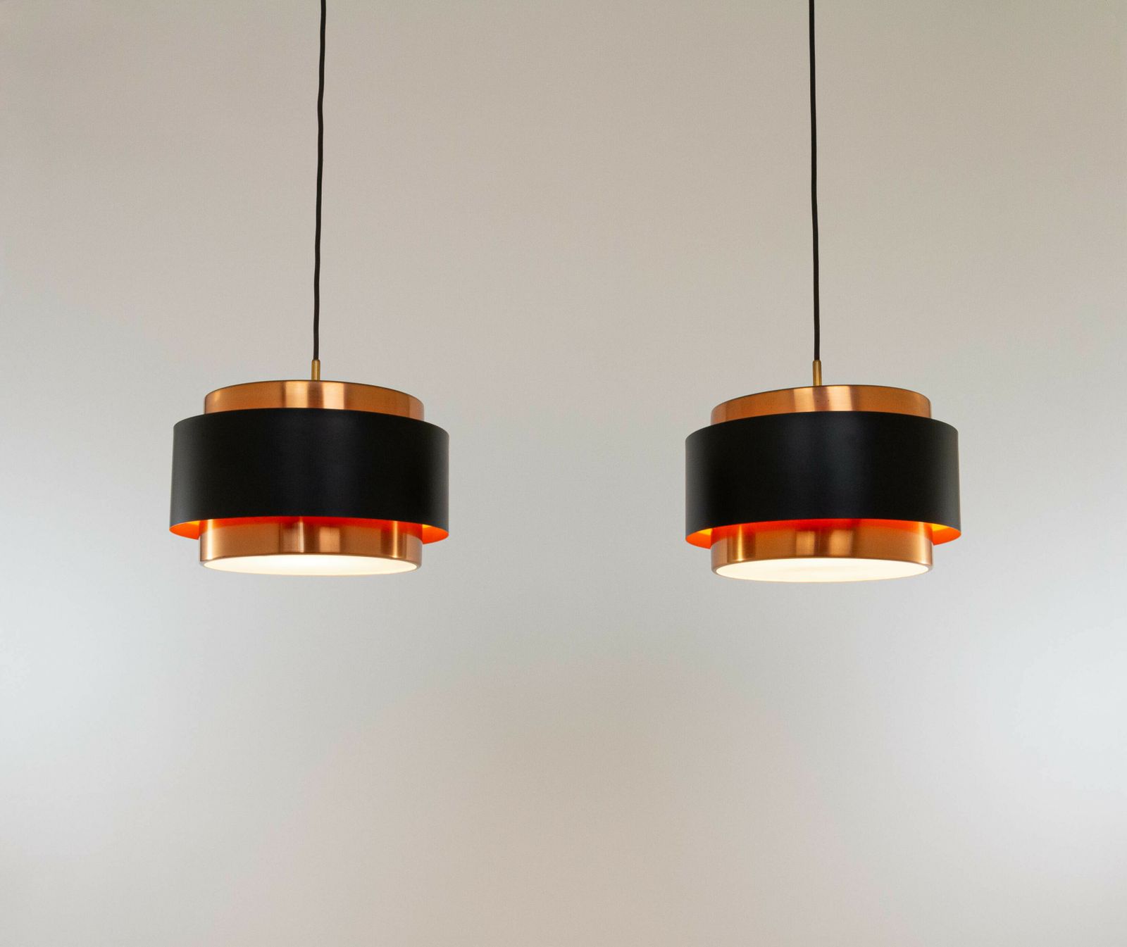 Pair Of Saturn Pendants By Jo Hammerborg For Fog & Mørup, 1960s photo 1720.0