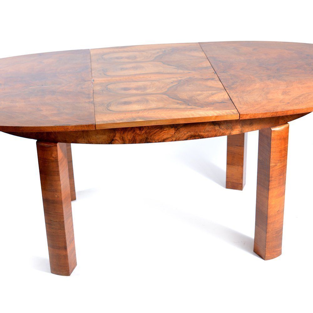 Grote uitschuifbare art deco eettafel, jaren 1920 photo vinterior