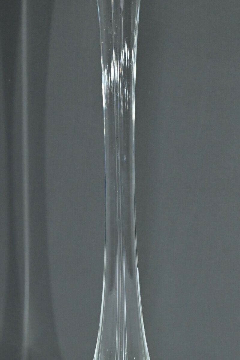 Important Soliflore Glass Vase, Art Deco Period – 1930 photo vintage