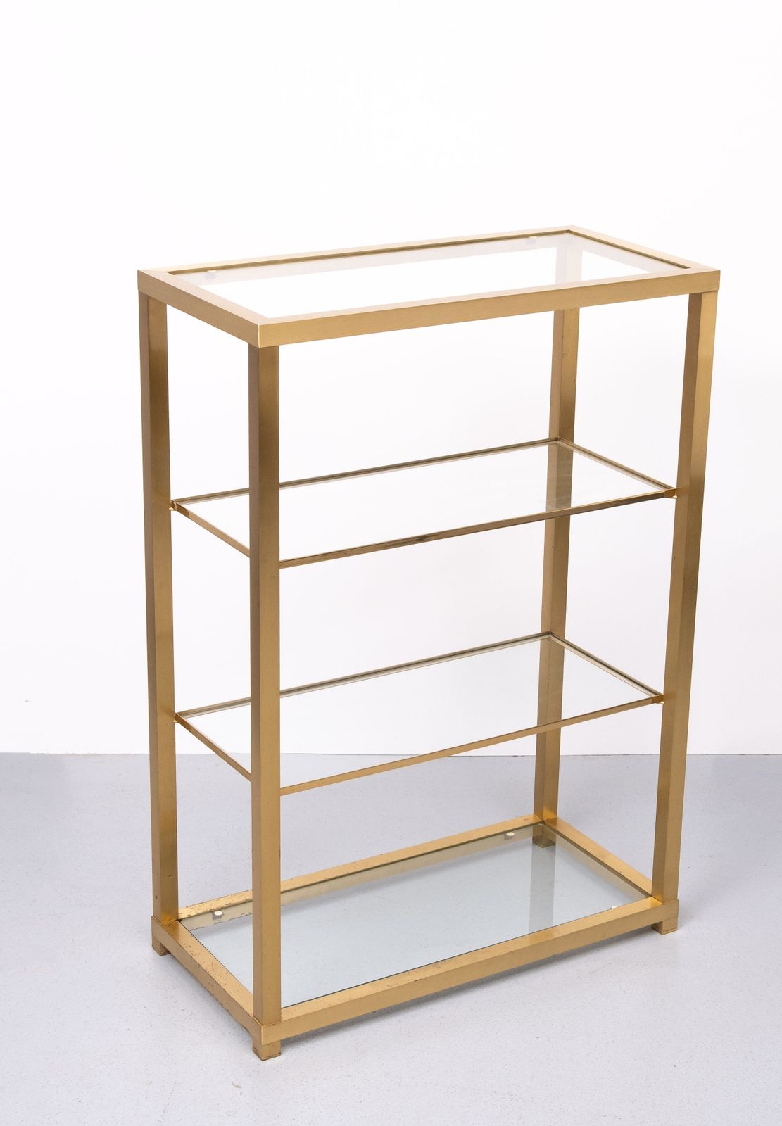 Brass And Glass Cabinet. Italy 1970s photo buy