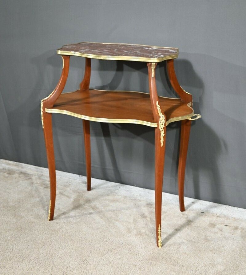Mahogany Tea Table, Napoleon III Style – Late 19th Century photo for sale