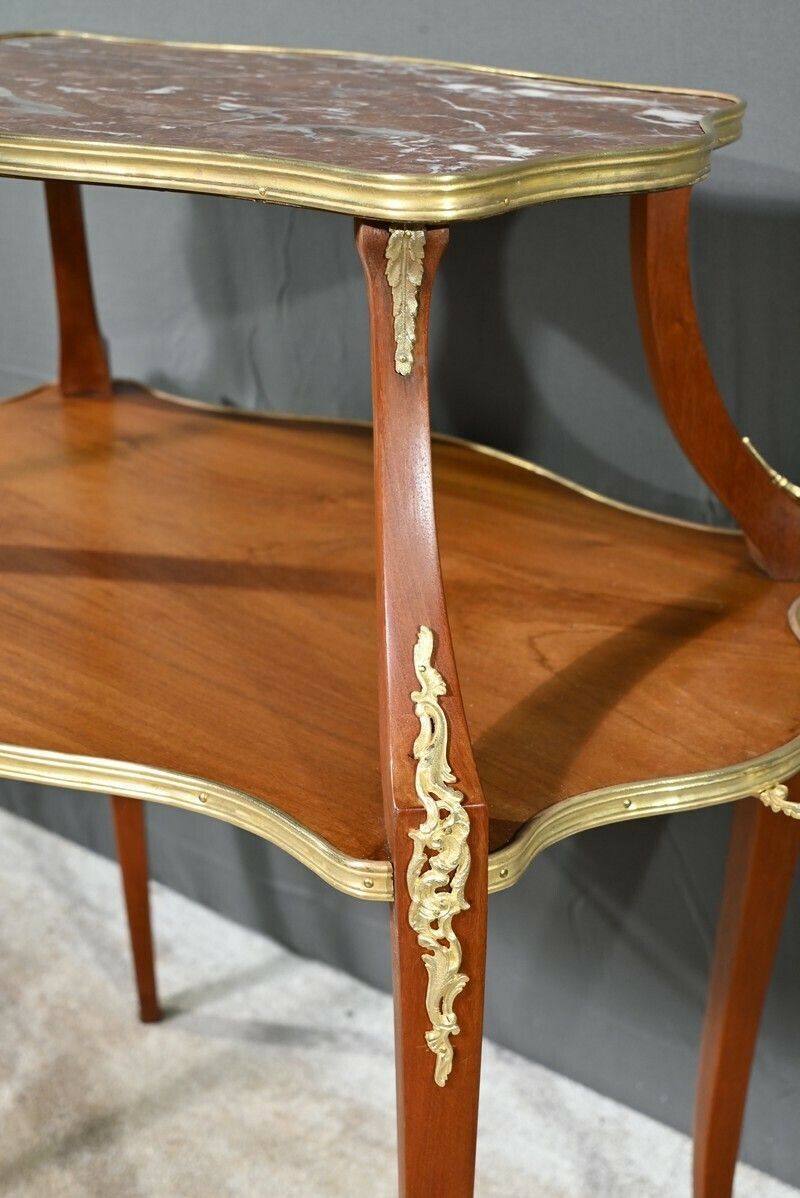 photo buy Mahogany Tea Table, Napoleon III Style – Late 19th Century
